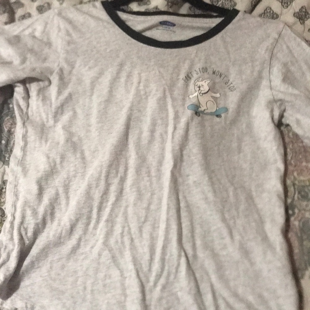 Large grey long sleeve